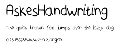 AskesHandwriting.ttf