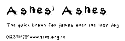 Ashes, Ashes.ttf