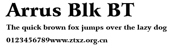 Arrus Blk BT.ttf