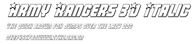 Army Rangers 3D Italic.ttf