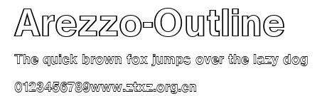 Arezzo-Outline.ttf