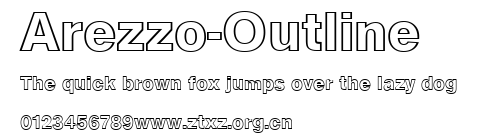 Arezzo-Outline.ttf