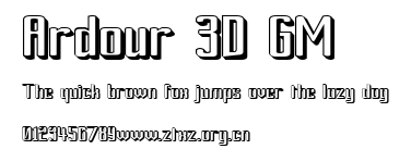 Ardour 3D GM.ttf