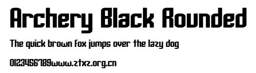 Archery Black Rounded.ttf