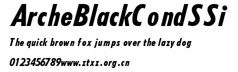 ArcheBlackCondSSi.ttf