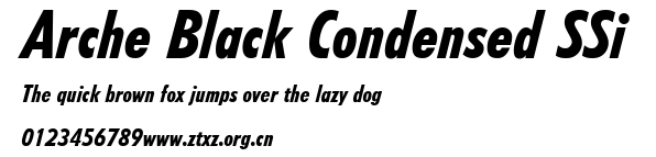 Arche Black Condensed SSi.ttf