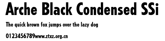 Arche Black Condensed SSi.ttf