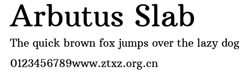 Arbutus Slab.ttf