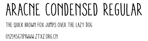 Aracne Condensed Regular.otf