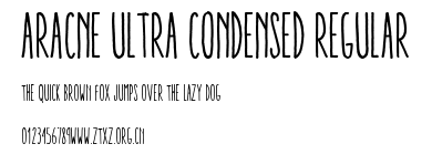 Aracne Ultra Condensed Regular.ttf