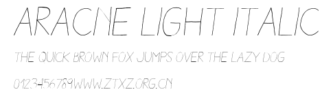 Aracne Light Italic.ttf