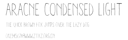 Aracne Condensed Light.ttf