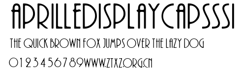 AprilleDisplayCapsSSi.ttf