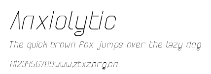 Anxiolytic.ttf