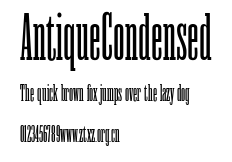 AntiqueCondensed.ttf
