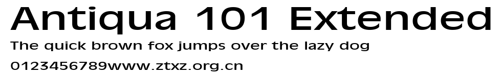 Antiqua 101 Extended.ttf