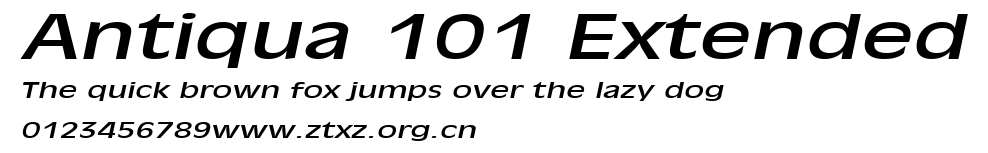Antiqua 101 Extended.ttf