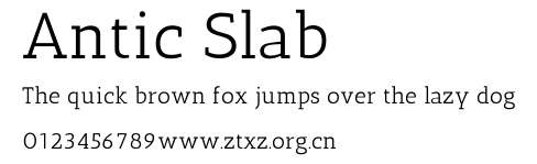 Antic Slab.ttf