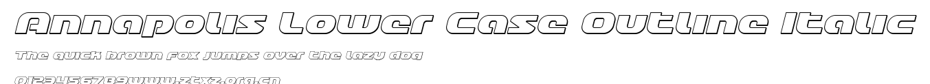 Annapolis Lower Case Outline Italic.ttf