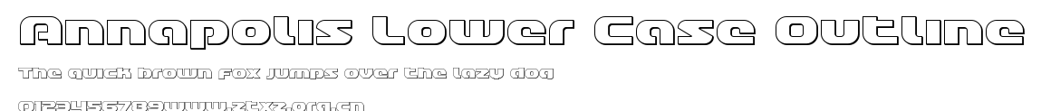 Annapolis Lower Case Outline.ttf