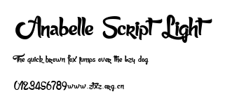 Anabelle Script Light.ttf