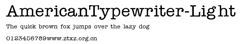 AmericanTypewriter-Light.ttf