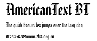 AmericanText BT.ttf