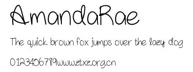 AmandaRae.ttf