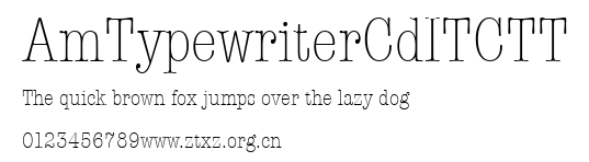 AmTypewriterCdITCTT.ttf