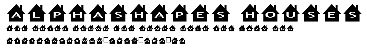 AlphaShapes houses.ttf