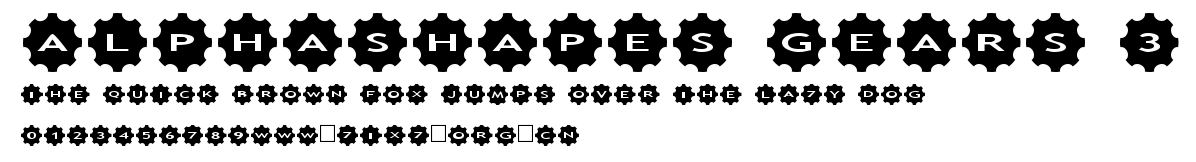 AlphaShapes gears 3.ttf