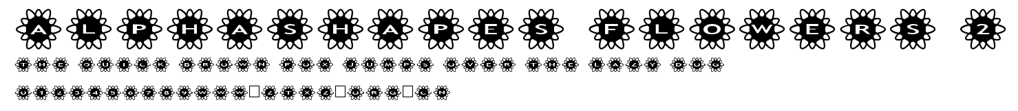 AlphaShapes flowers 2.ttf