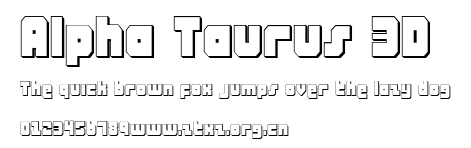 Alpha Taurus 3D.ttf