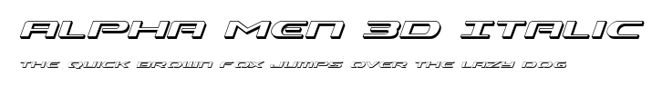 Alpha Men 3D Italic.ttf