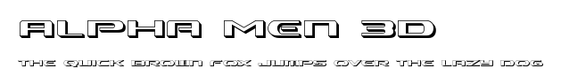 Alpha Men 3D.ttf