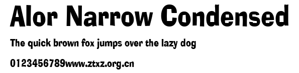 Alor Narrow Condensed.ttf