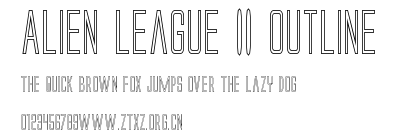 Alien League II Outline.ttf