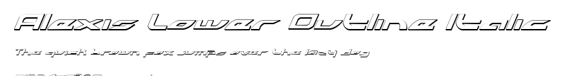 Alexis Lower Outline Italic.ttf