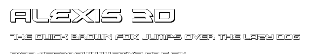 Alexis 3D.ttf