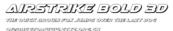Airstrike Bold 3D.ttf