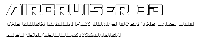 Aircruiser 3D.ttf