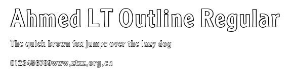 Ahmed LT Outline Regular.ttf