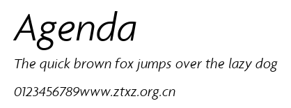 Agenda.ttf