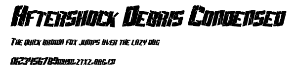 Aftershock Debris Condensed.ttf