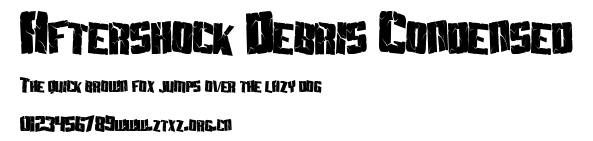 Aftershock Debris Condensed.ttf