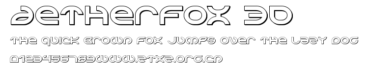 Aetherfox 3D.ttf