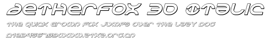 Aetherfox 3D Italic.ttf