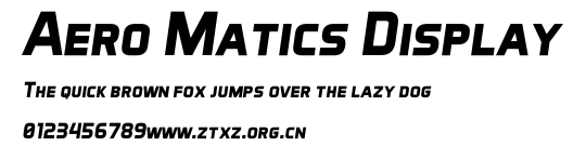 Aero Matics Display.ttf