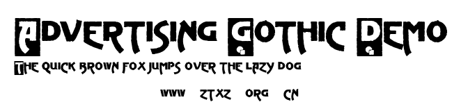 Advertising Gothic Demo.ttf