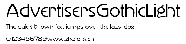 AdvertisersGothicLight.ttf
